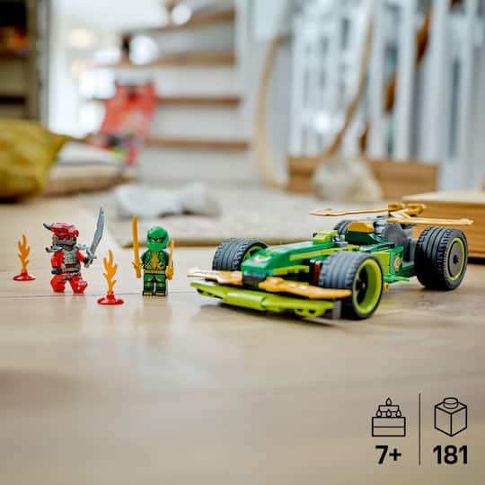 LEGO® NINJAGO® Lloyd’s Pull-Back Race Car Pretend Play Toy Set 71828